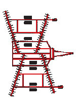 Three Row  Spike Drag Harrow   