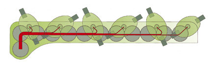 Three Row Spike Drag Harrow