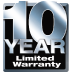 10 Year Limited Warranty